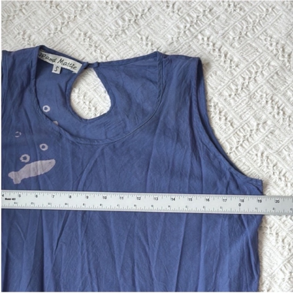 Sleeveless Scoop of Fish Scoop Neck Sundress - Picture 8 of 11